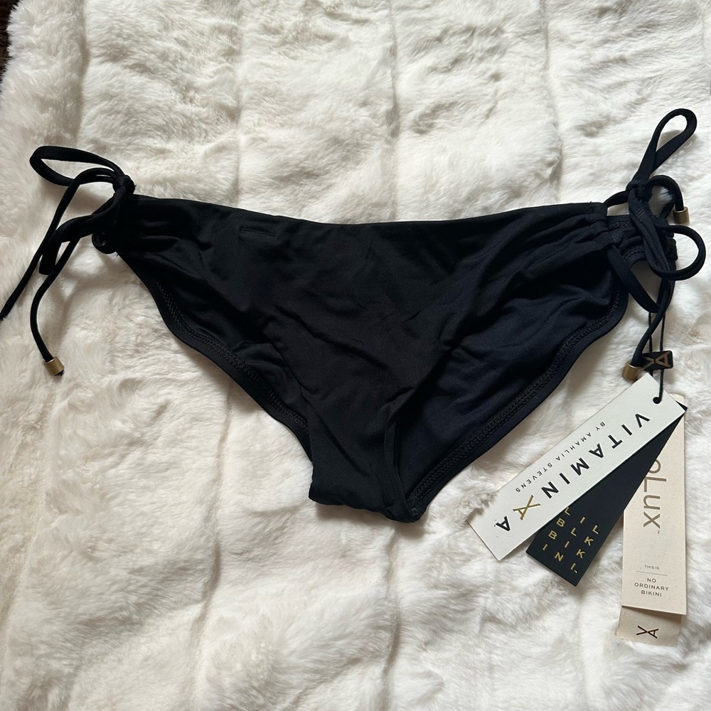 Black vitamin a bikini bottoms